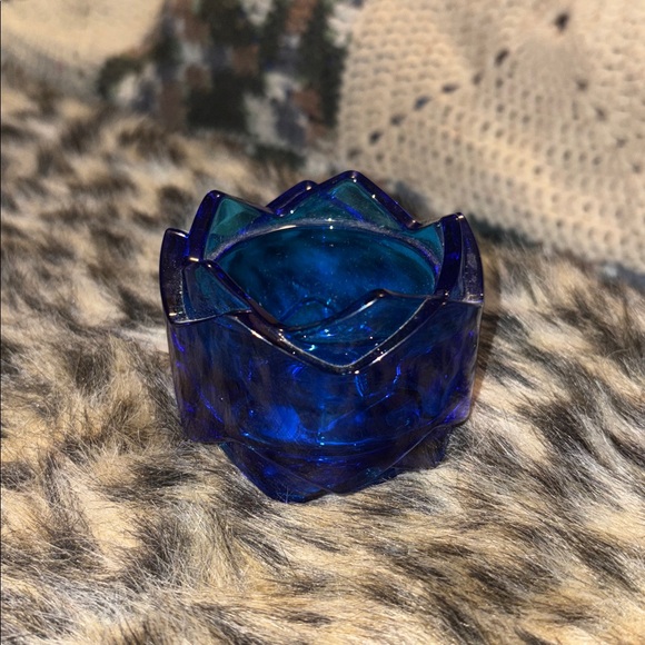 Vintage AVON Cobalt Blue Votive Holder, OS - Picture 2 of 8